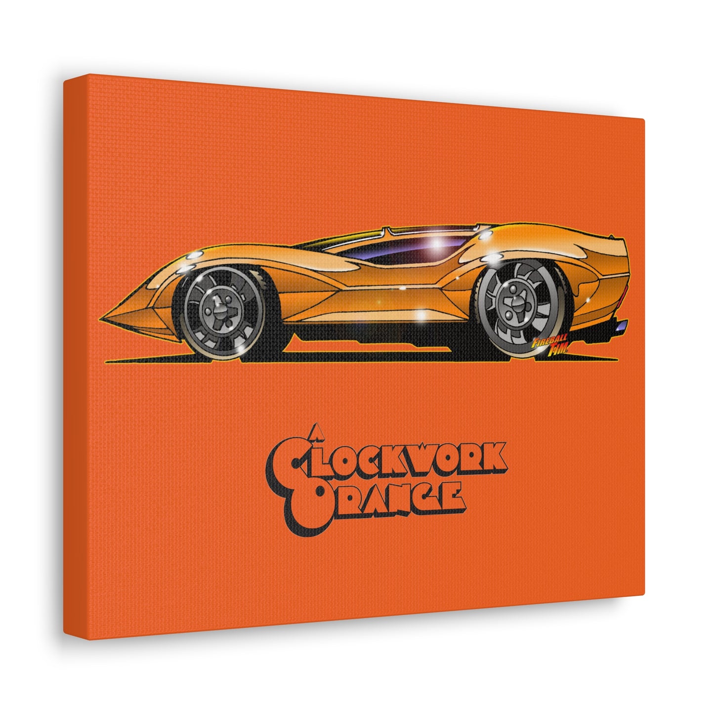 A CLOCKWORK ORANGE Movie Car Concept Art Canvas Print 11x14