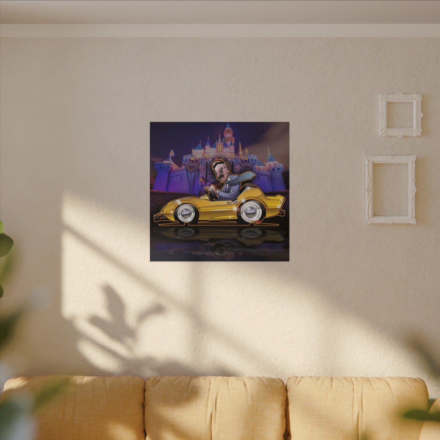 AUTOPIA CLASSIC Walt Disney Fireball Art Canvas Print
