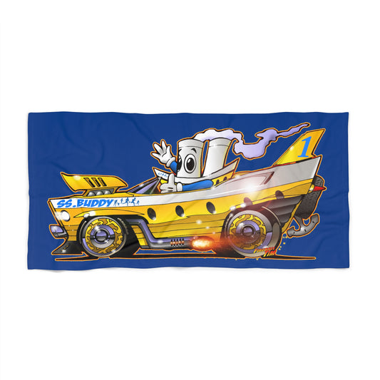 BUDDY CRUISE BUDDYMOBILE Custom Car Art BIG Beach Towel in 2 Sizes