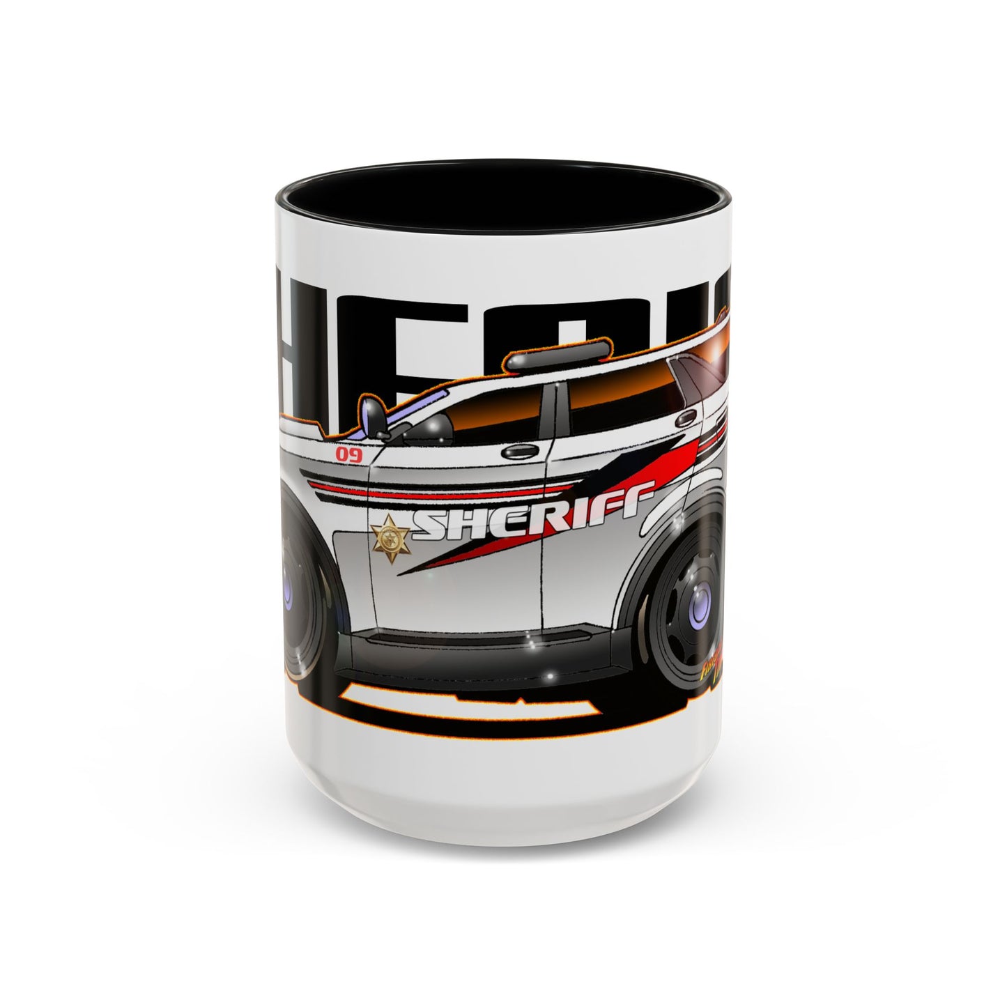 FORD EXPLORER SHERIFF POLICE CRUISER Collectible Art Coffee Mug - 2 Sizes