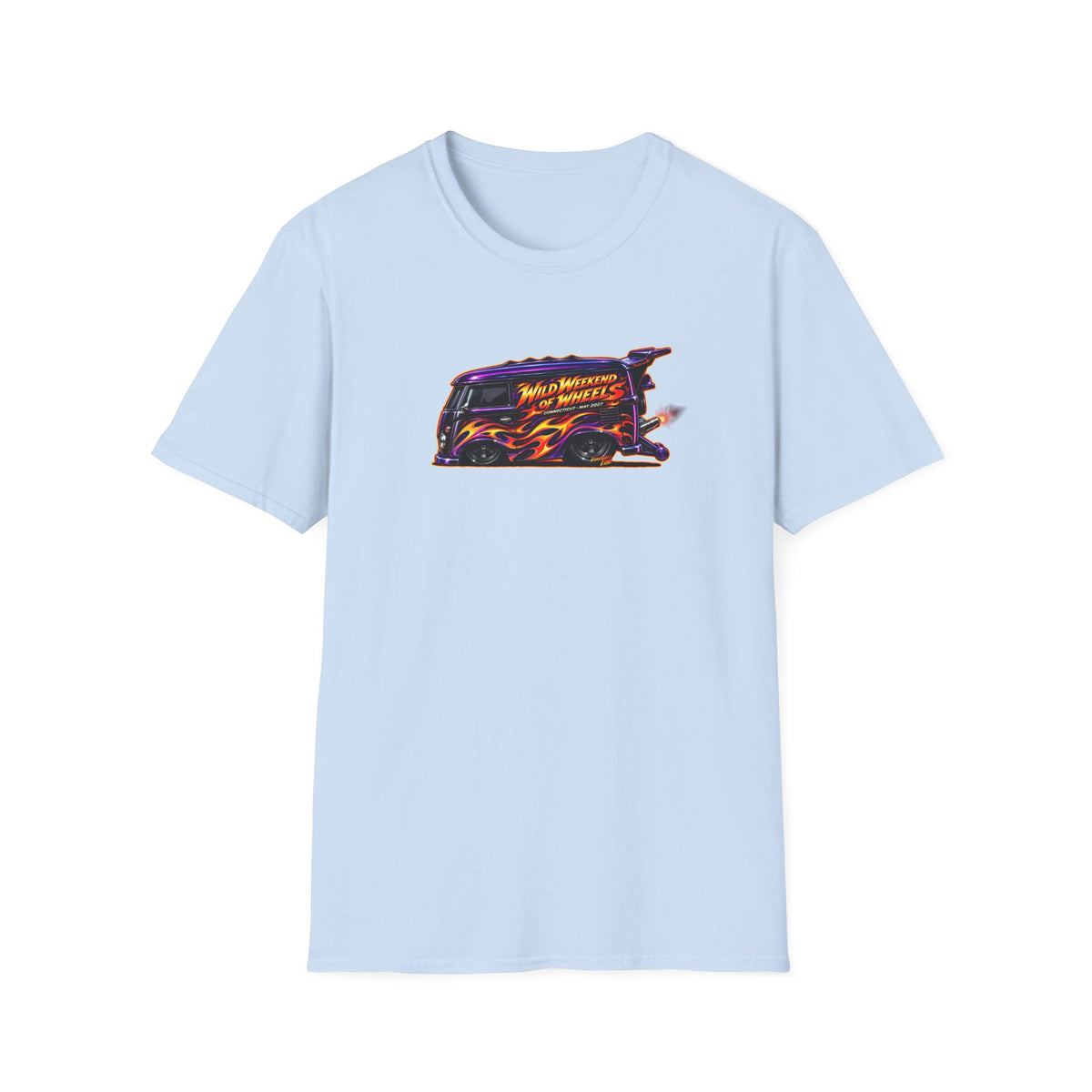 HOT WHEELS Kombi Bus Collectible Fireball Art TeeShirt
