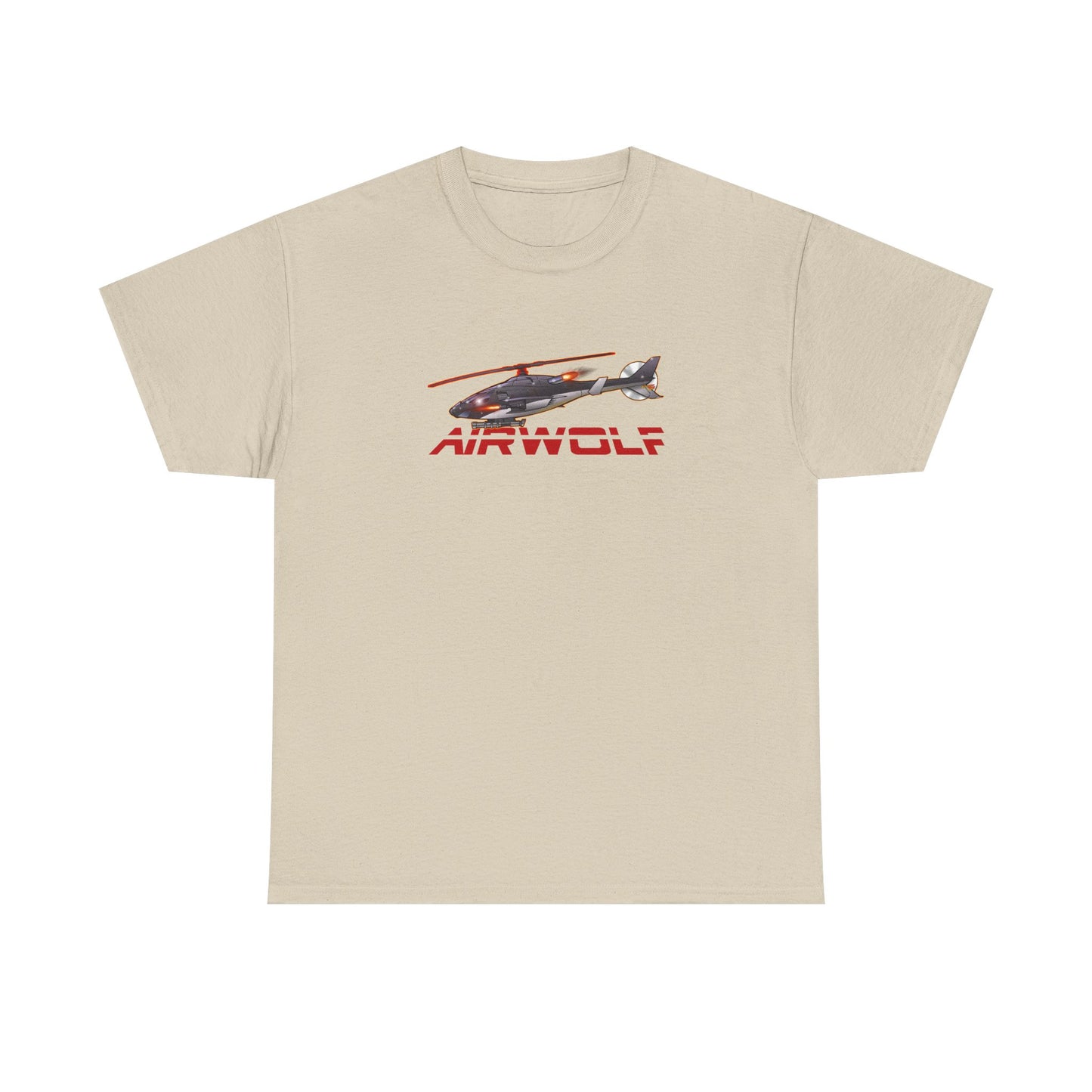 AIRWOLF Helicopter Concept Art Cotton Tee Shirt Mutiple Colors