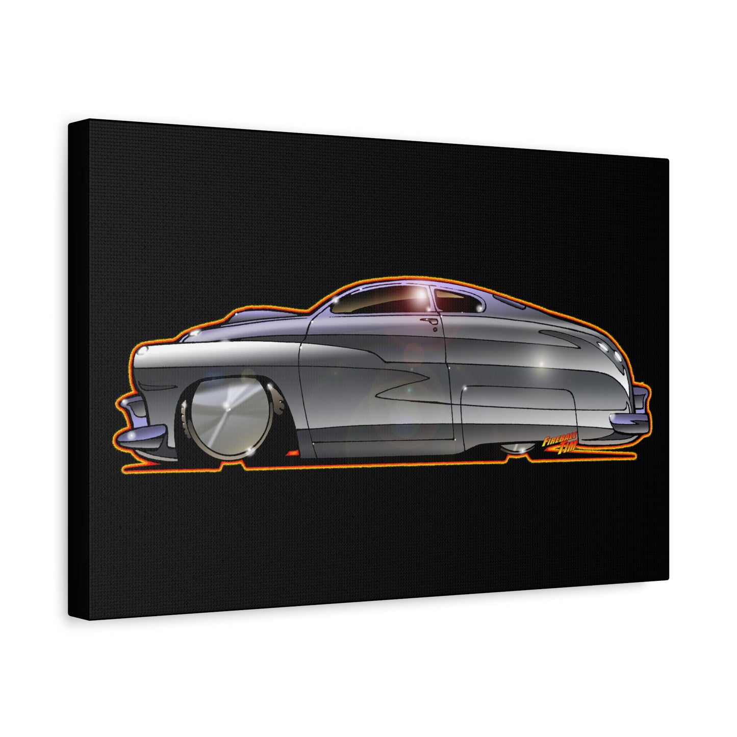 COBRA MERCURY Sylvester Stallone Collectible Fireball Art Canvas Print