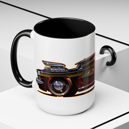 BATGIRL 1955 CHICAGO BATMOBILE Batman Concept Art Coffee Mug 2 Sizes-Mug-Fireball Tim Garage