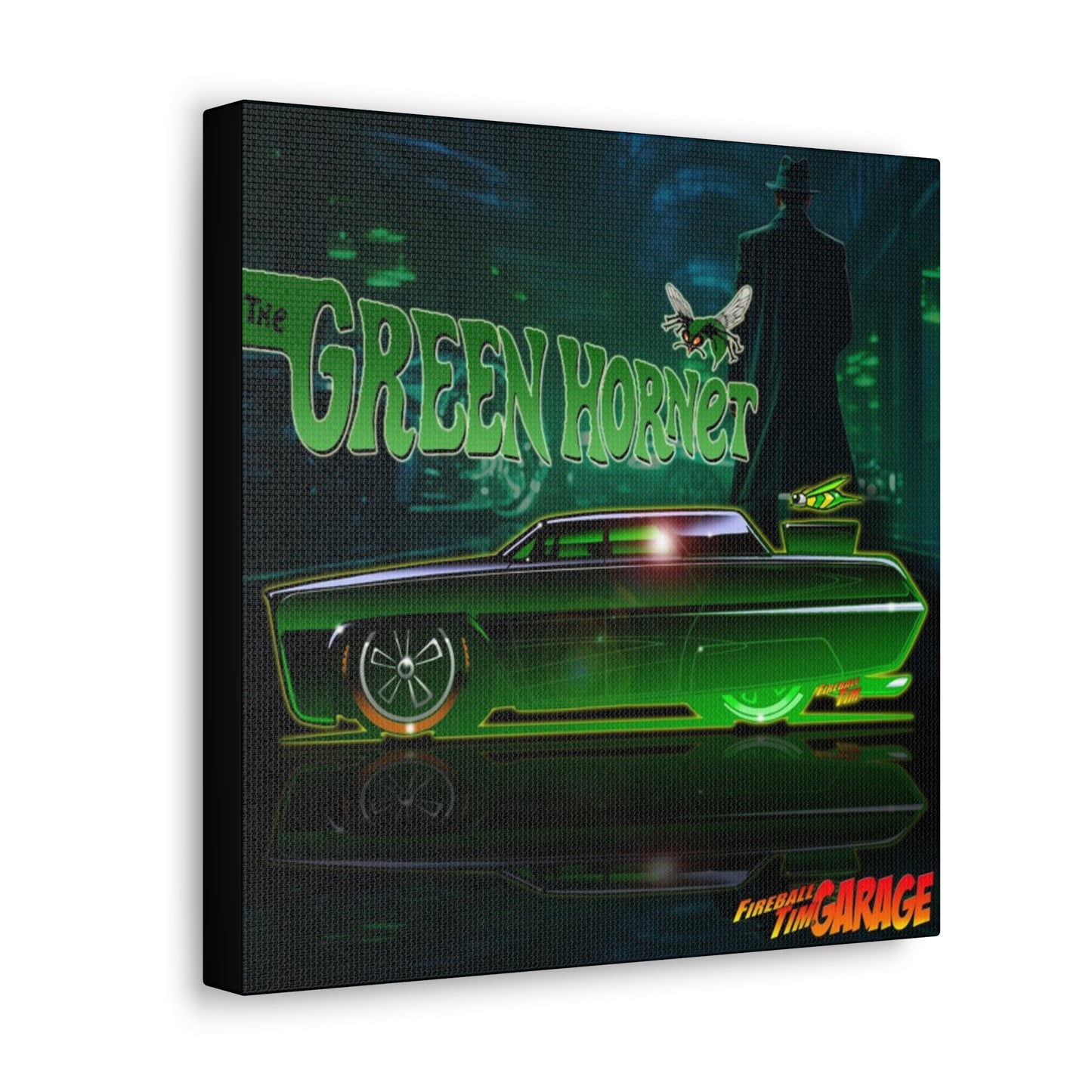 GREEN HORNET BLACK BEAUTY Concept Art Canvas Print Ver2 12x12