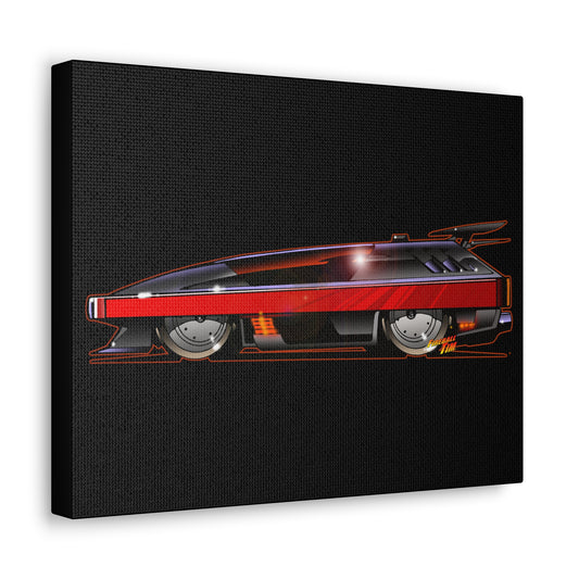 BLACK MOON RISING TV Car Concept Art Canvas Print 11x14