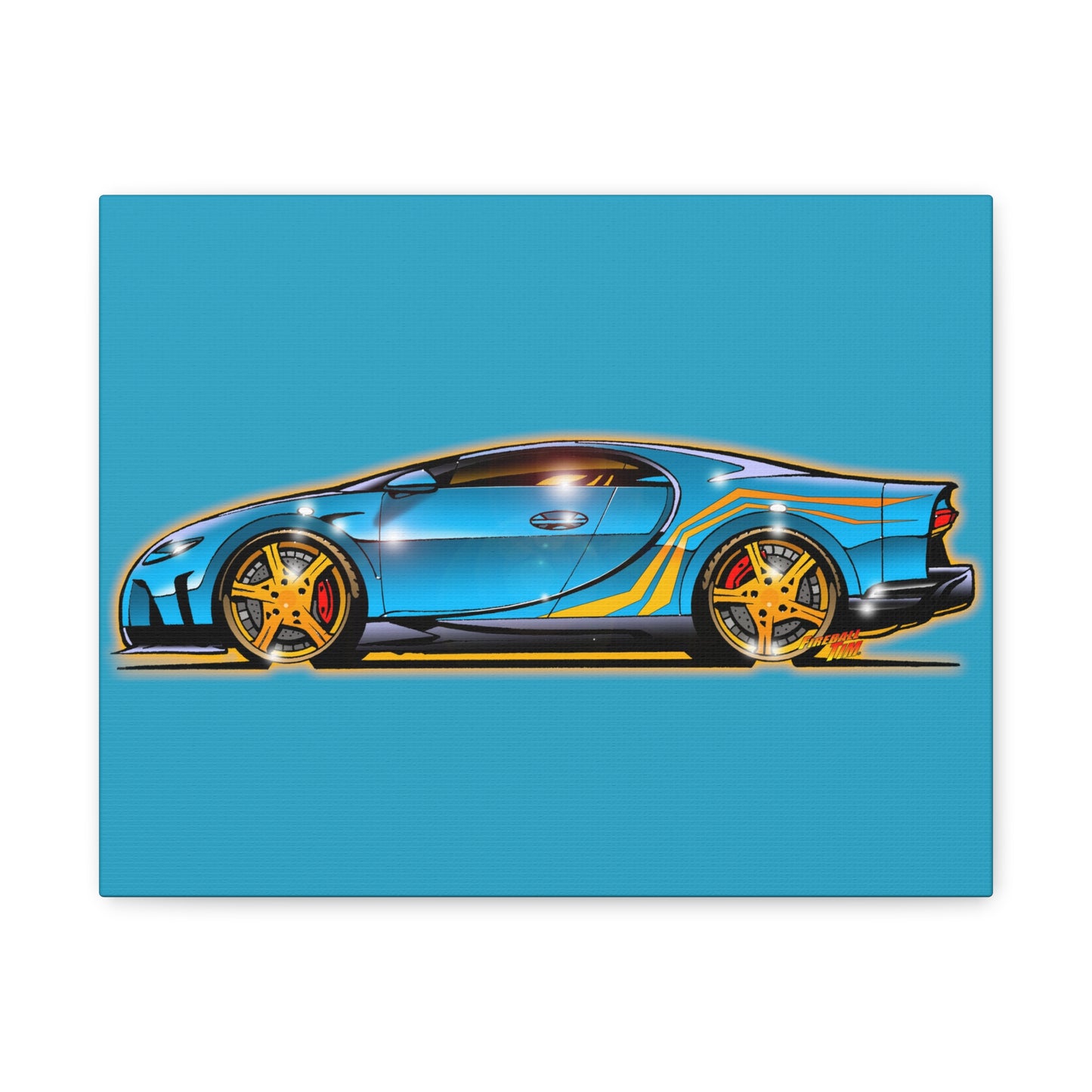 BUGATTI CHIRON Super Sport Exotic Car Canvas Gallery Art Print 11x14