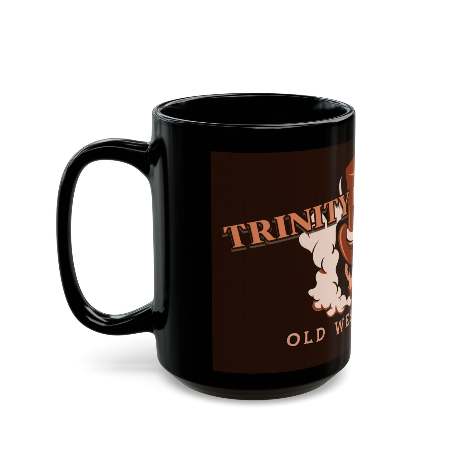 Western Humor Black Mug - 'Old West Fuckery' - Unique Gift for Cowboys and Coffee Lovers