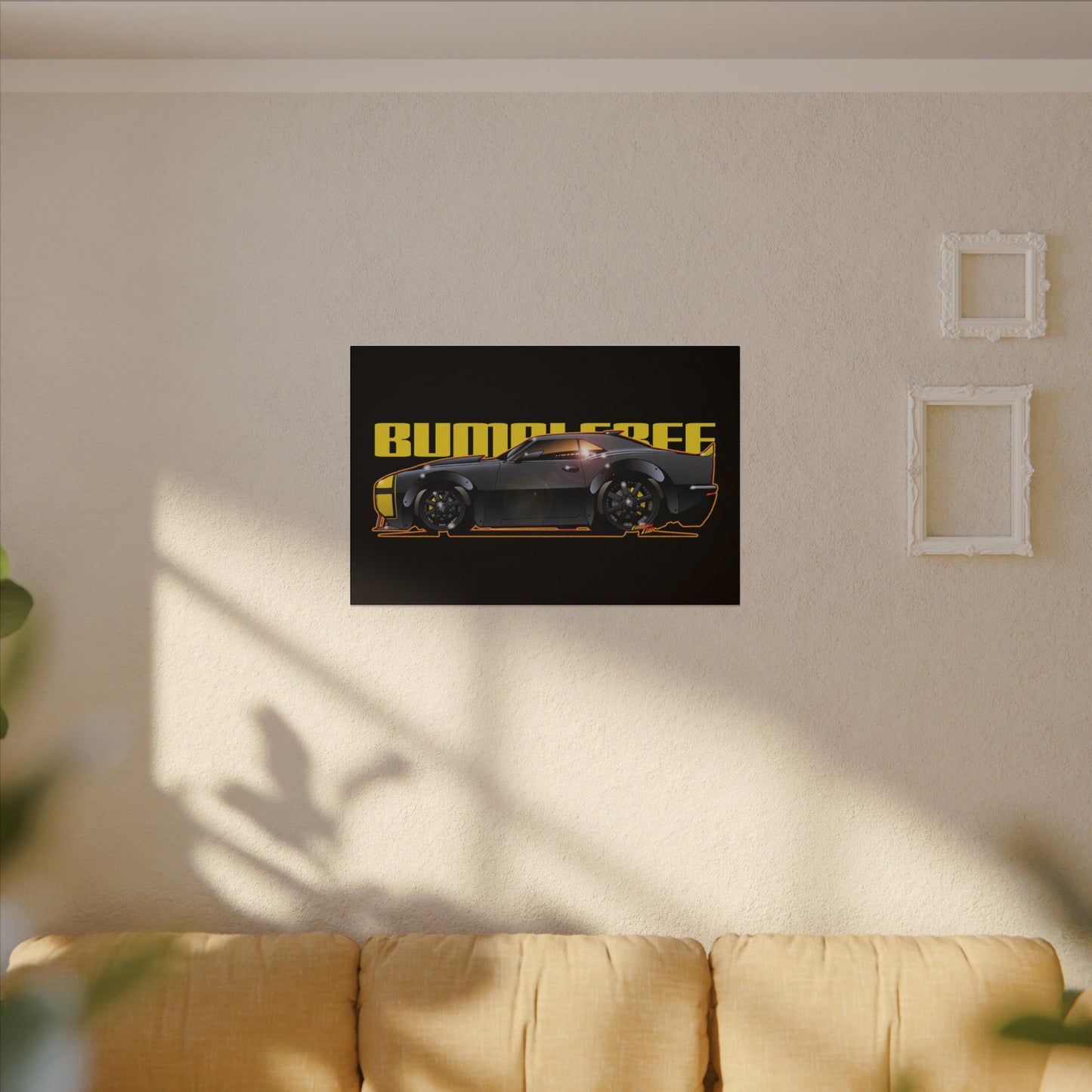 TRANSFORMERS BUMBLEBEE 1967 Camaro Fireball Art Canvas Print
