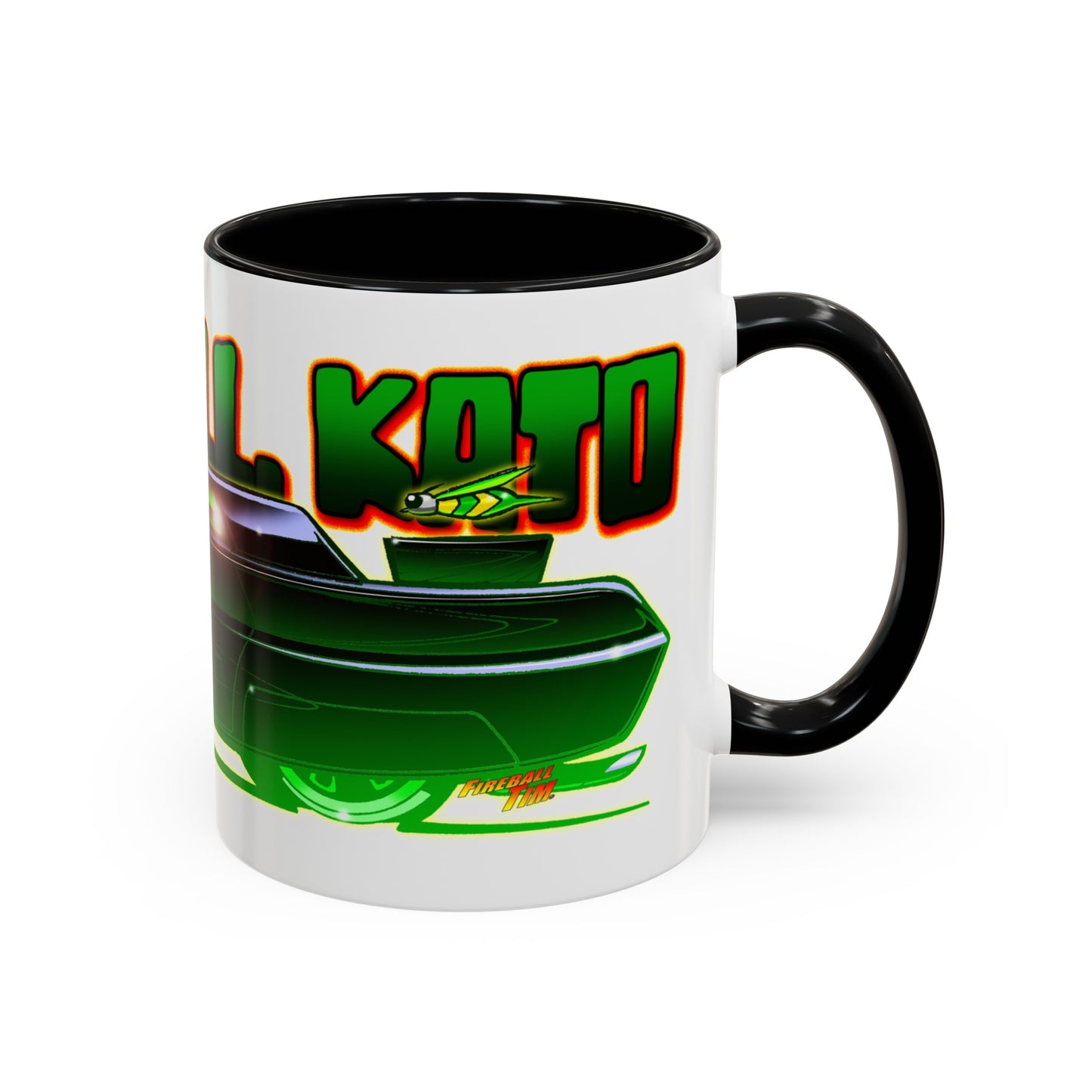 GREEN HORNET BLACK BEAUTY Let's Roll Kato Coffee Mug 11 and 15oz