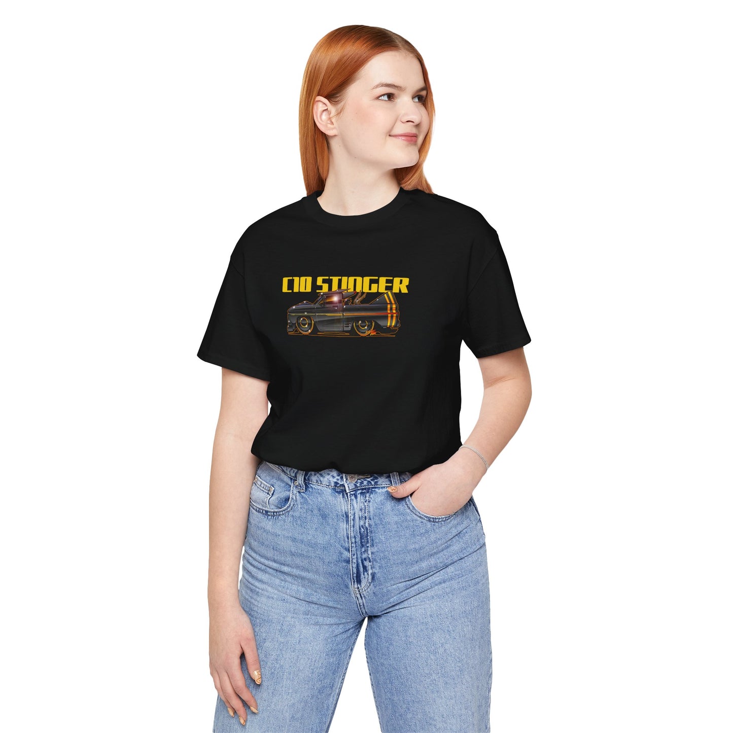 CHEVROLET C10 1960 Stinger Pickup Truck Custom Short Sleeve Tee 8 Colors