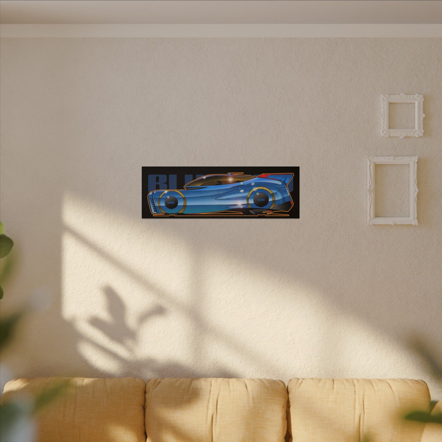 BLUEBIRD FIREBALL CONCEPT Canvas Art Print - 11x14