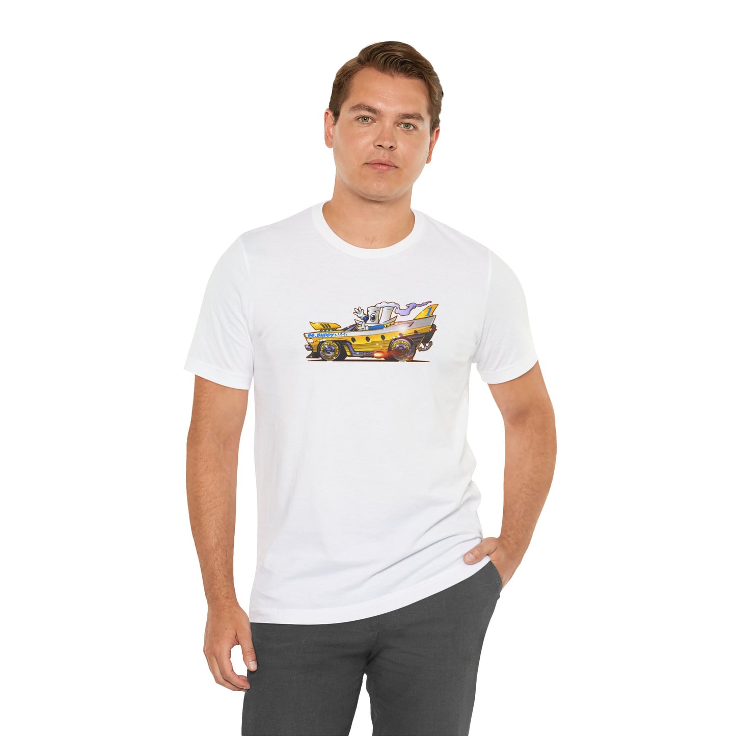 BUDDY CRUISE BUDDYMOBILE Custom Car Art Short Sleeve Tee in 17 Colors