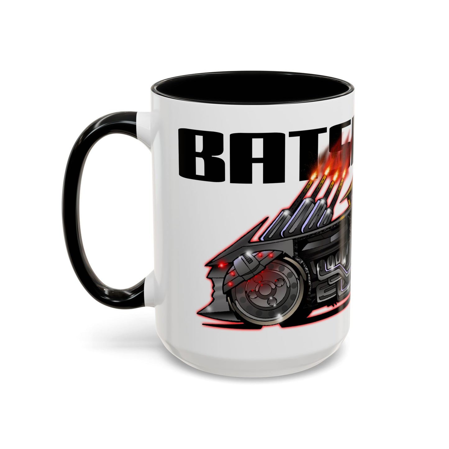 BATSHAKER BATMOBILE Batman Collectible Coffee Art Mug 2 Sizes