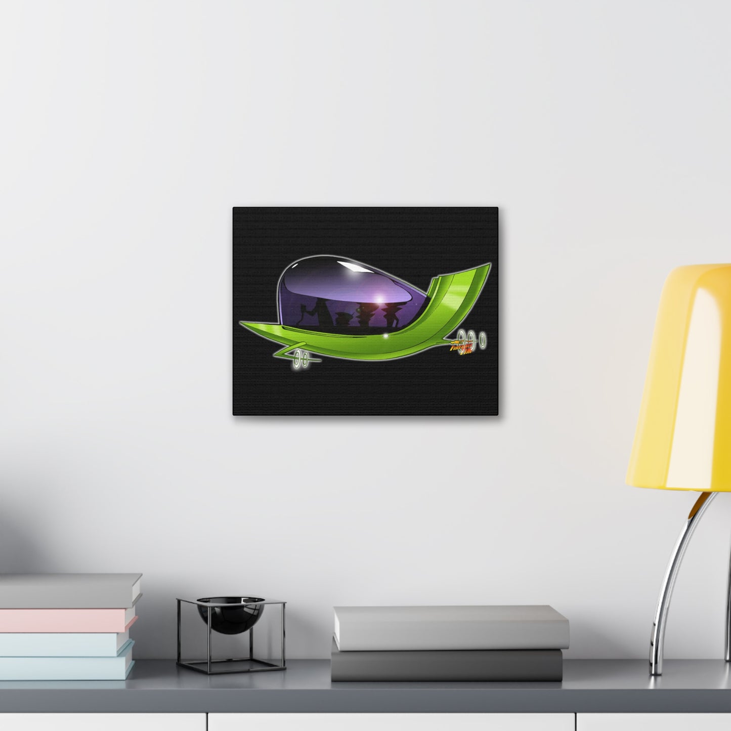 THE JETSONS Family Ship Spaceship Canvas Gallery Art Print 11x14