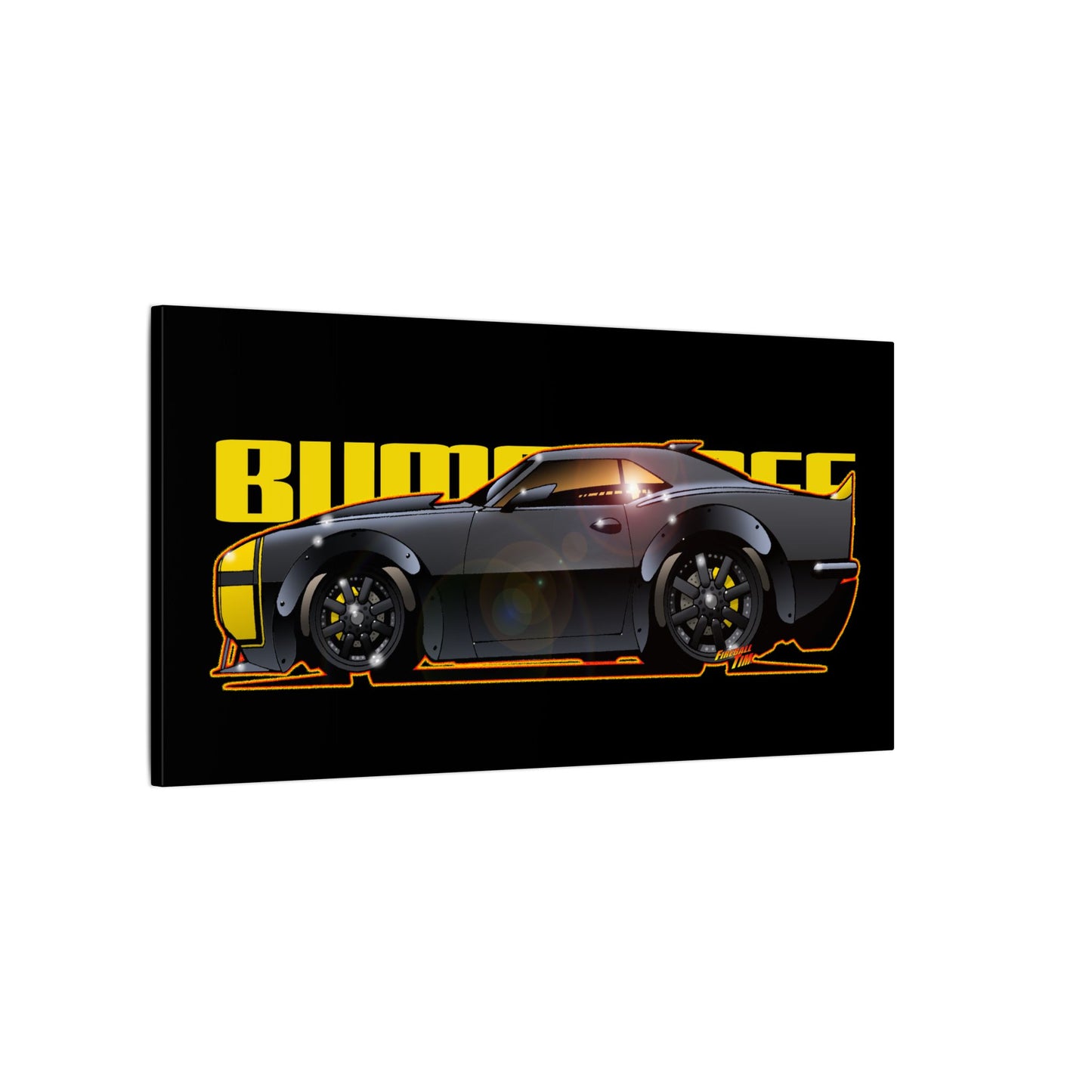 TRANSFORMERS BUMBLEBEE 1967 Camaro Fireball Art Canvas Print