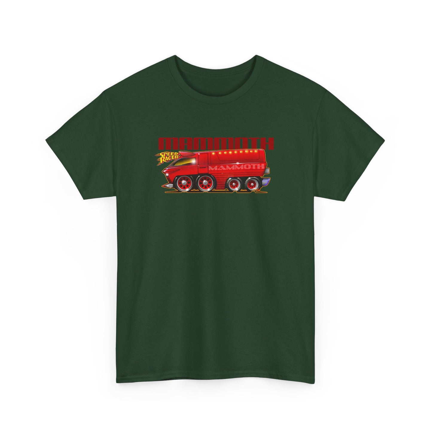 SPEED RACER MAMMOTH CAR Fireball Art Tee Shirt - Multiple Colors