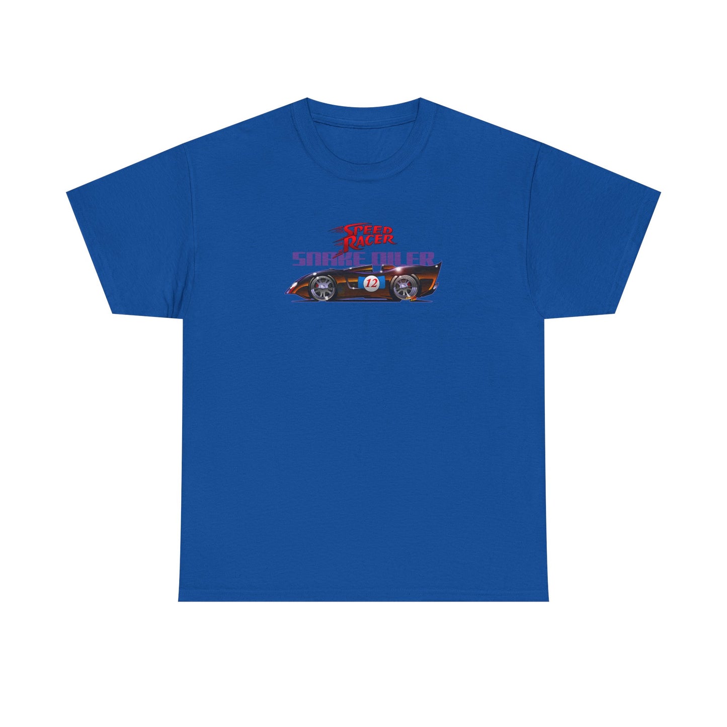 SPEED RACER SNAKE OILER TV Car Fireball Art Tee Shirt - Multiple Sizes