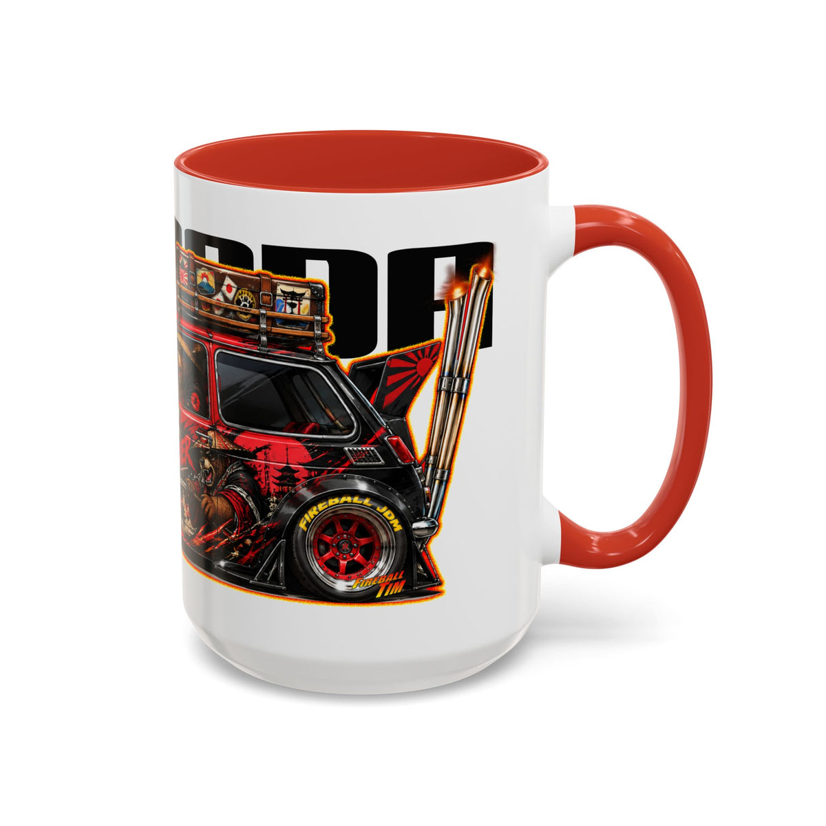 JDM 1967 HONDA 600 Collectible Fireball Art Coffee Mug - 2 Sizes