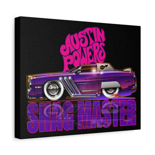 AUSTIN POWERS Shagmaster Cadillac Eldorado Canvas Art Print - 11x14