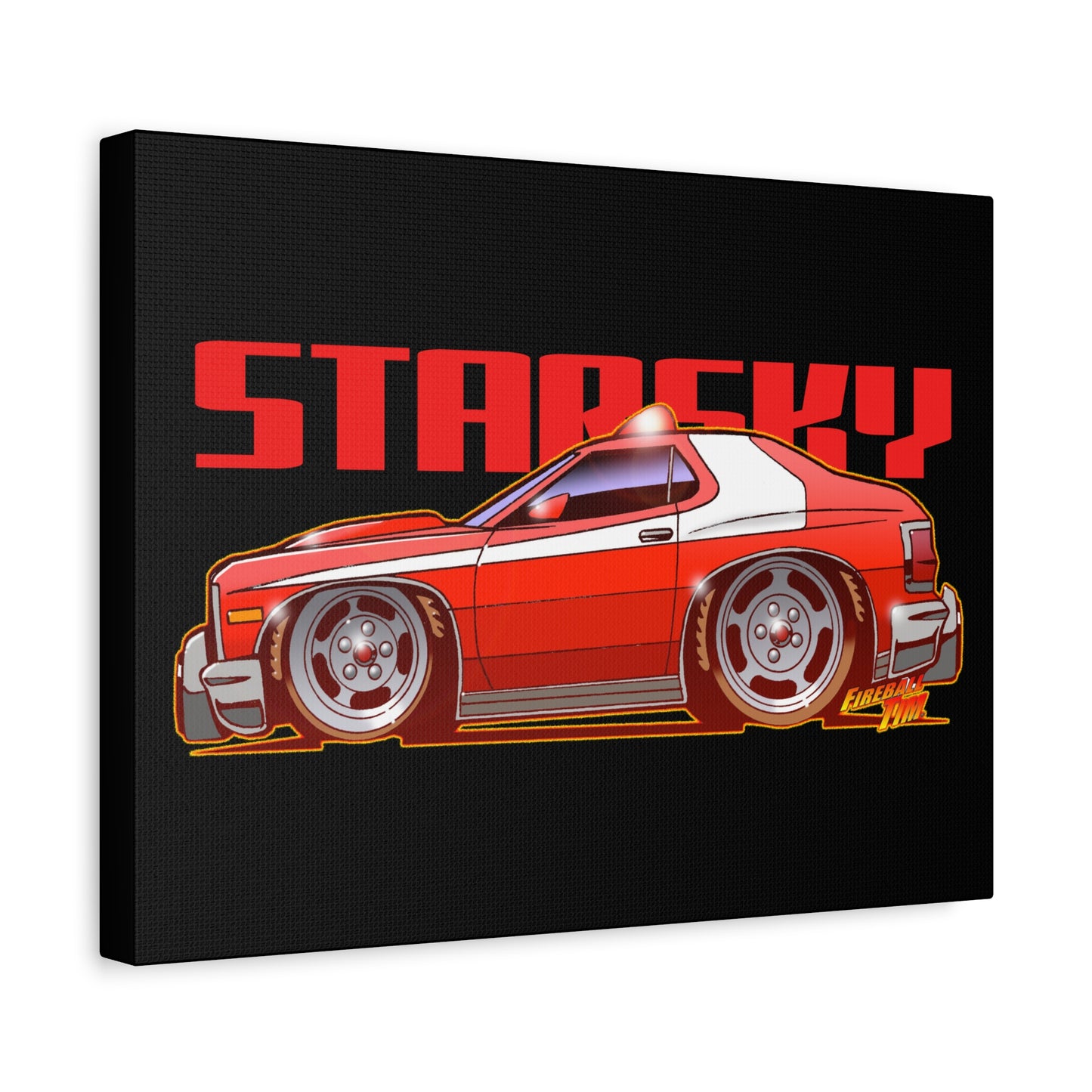 STARSKY Torino Fireball Canvas Art Print - 11x14