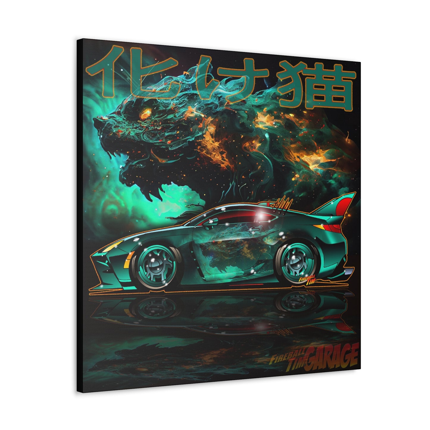 TOYOTA JDM G86 Bake Neko Concept Art Canvas MASTERPRINT 3 Sizes