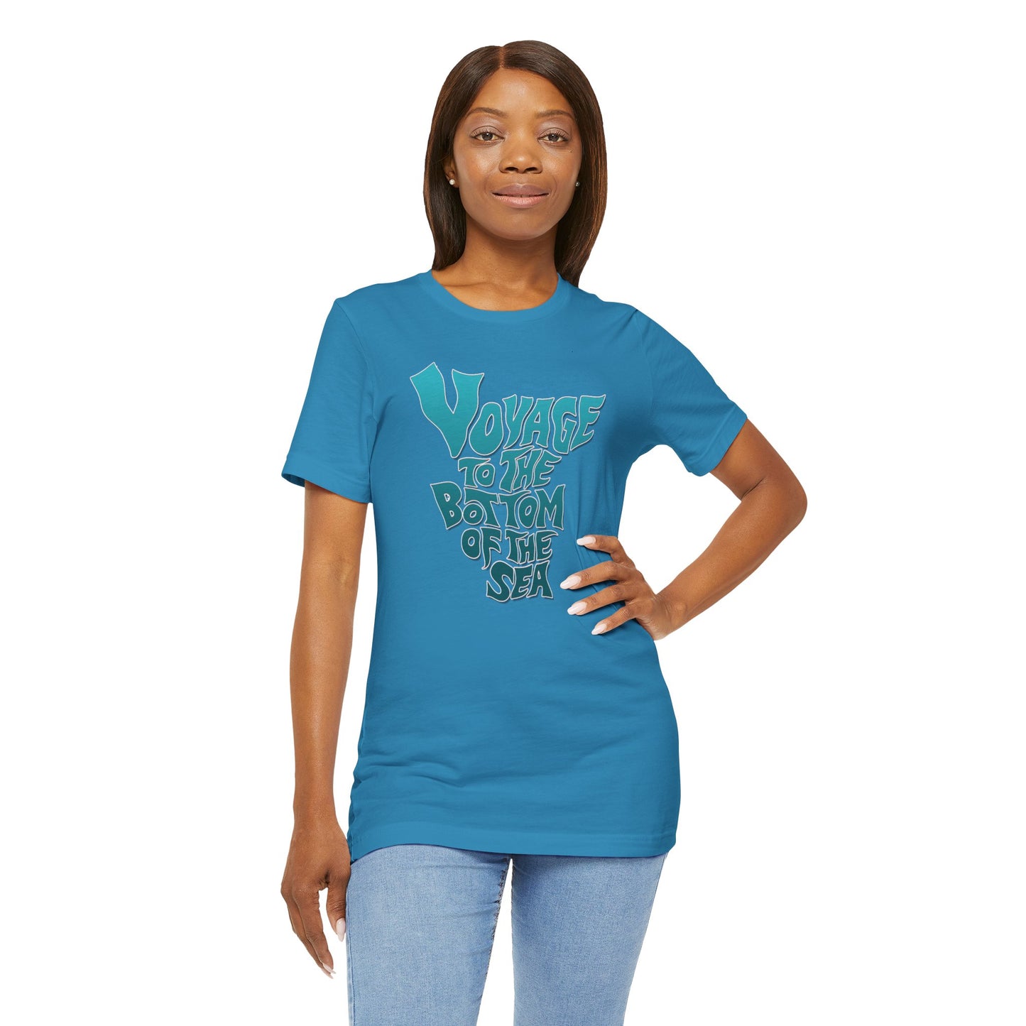 VOYAGE TO THE BOTTOM OF THE SEA Unisex Short Sleeve Tee 8 Colors