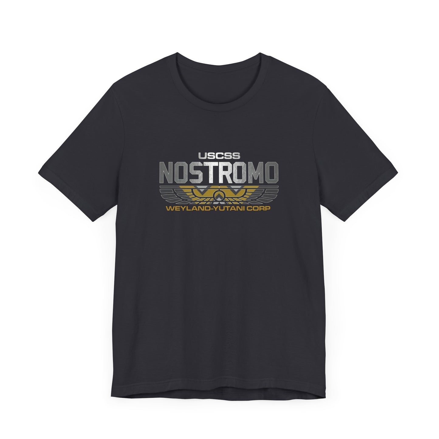 ALIEN MOVIE USCSS NOSTROMO Aliens Yutani Concept Art Short Sleeve Tee 10 Colors