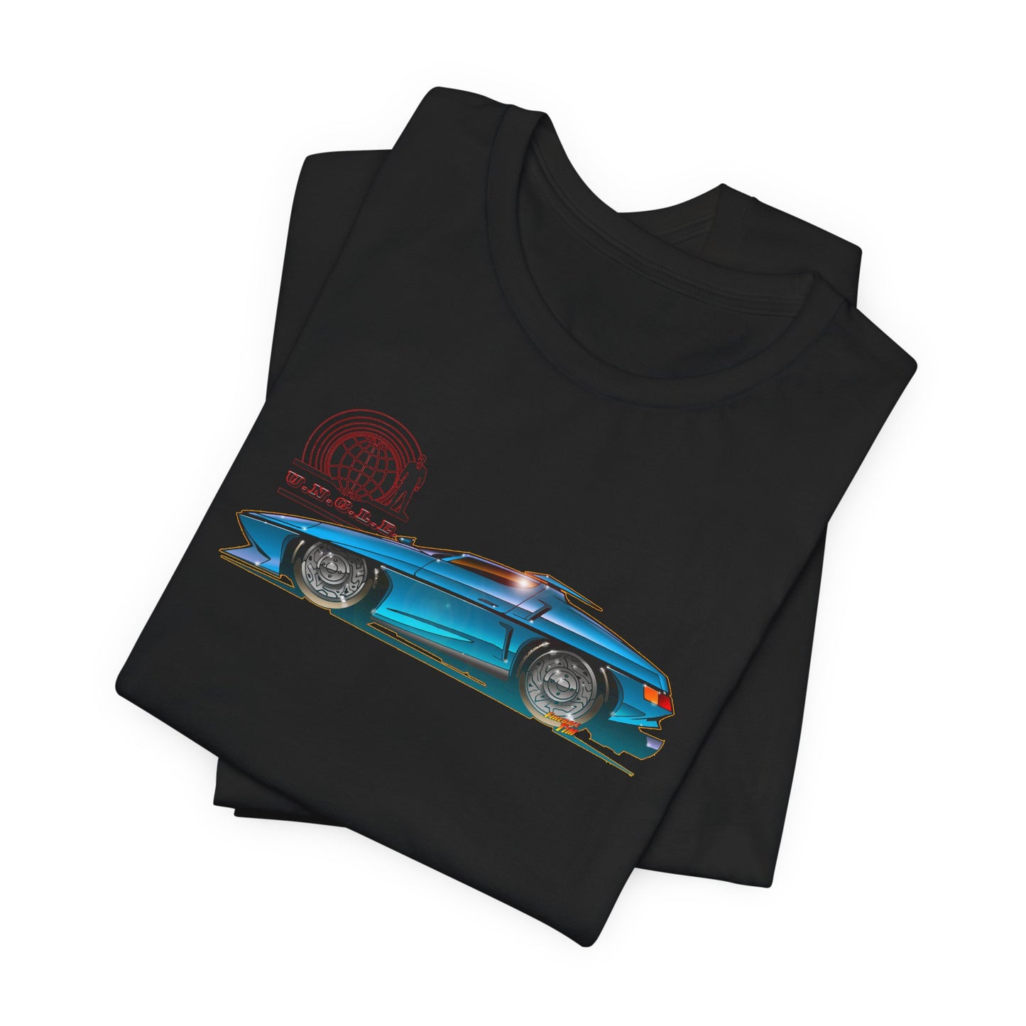 THE MAN FROM UNCLE Piranha TV Car Fireball Jersey Short Sleeve Tee Shirt - Multiple Colors