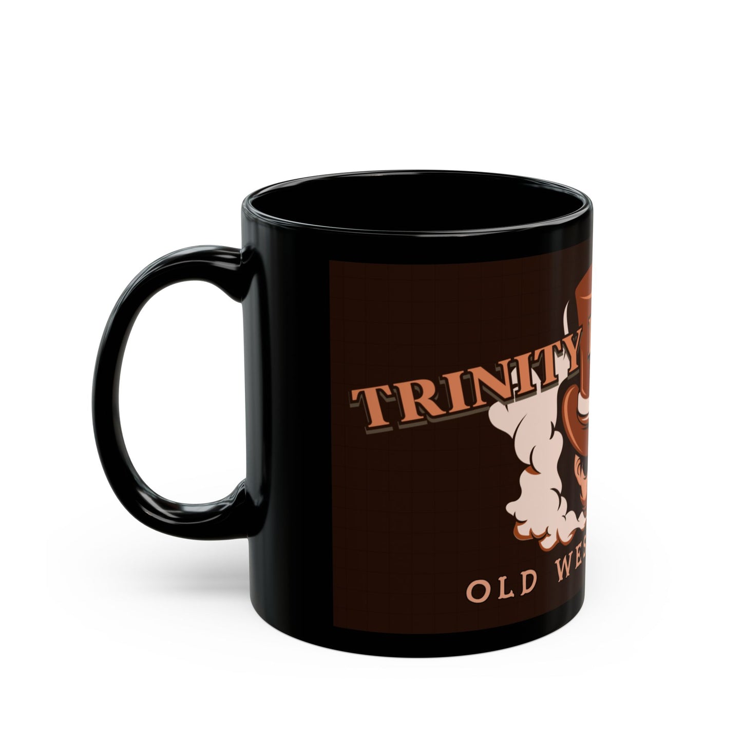 Western Humor Black Mug - 'Old West Fuckery' - Unique Gift for Cowboys and Coffee Lovers