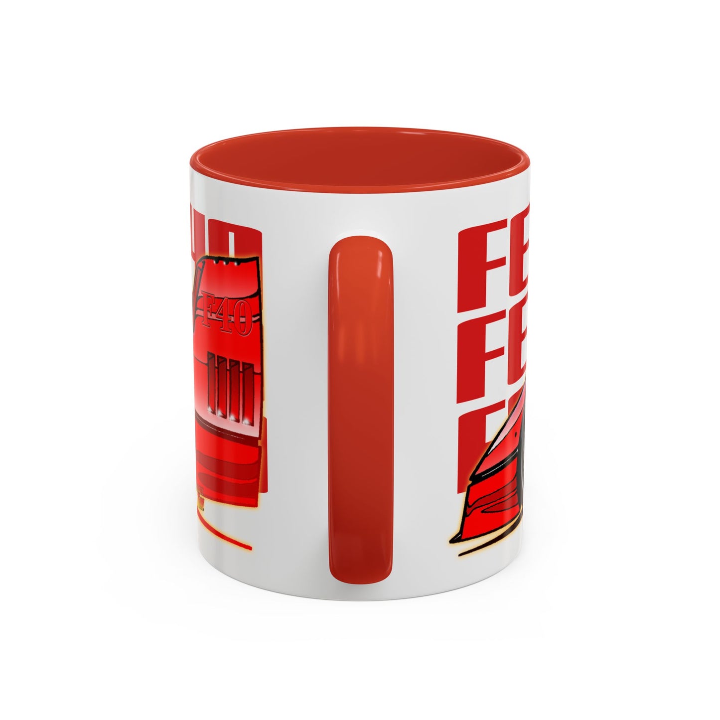 FERRARI F40 Supercar Collectible Coffee Art Mug - 2 Sizes