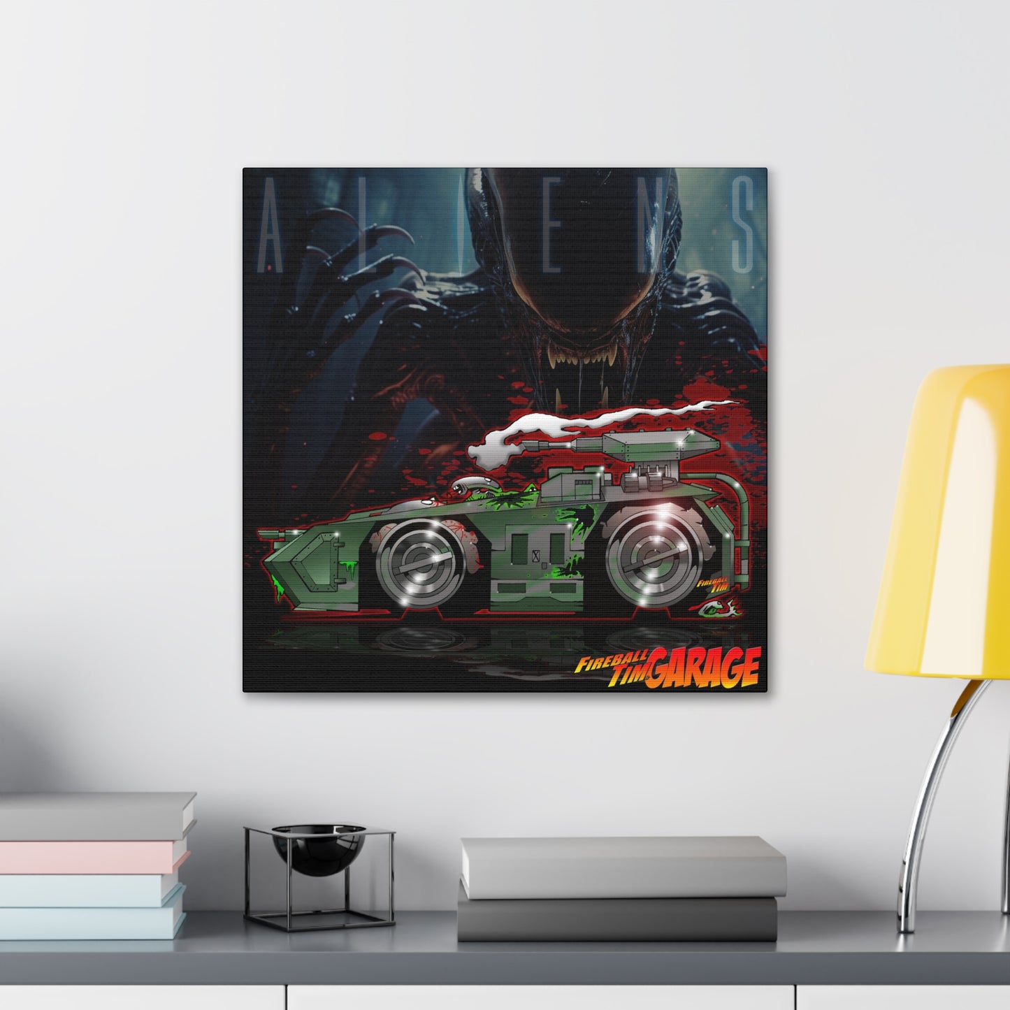 ALIENS APC TANK Movie Car Concept Art Canvas MASTERPRINT 3 Sizes