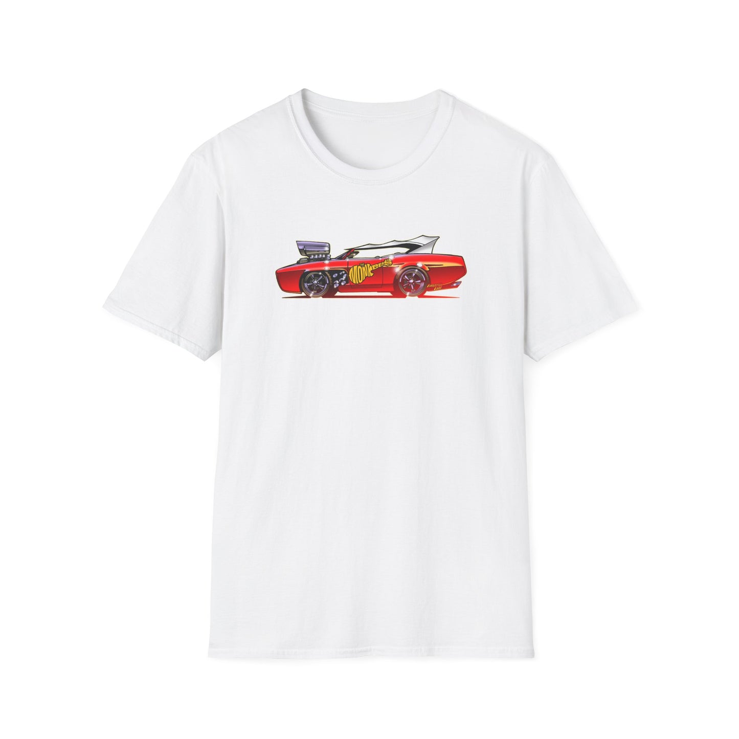 MONKEEMOBILE TV Car Concept Art  Softstyle T-Shirt Multiple Colors