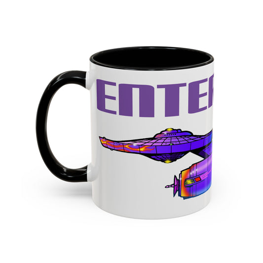 STAR TREK ENTERPRISE NCC-1701Z Collectible Fireball Art Coffee Mug 2 Sizes