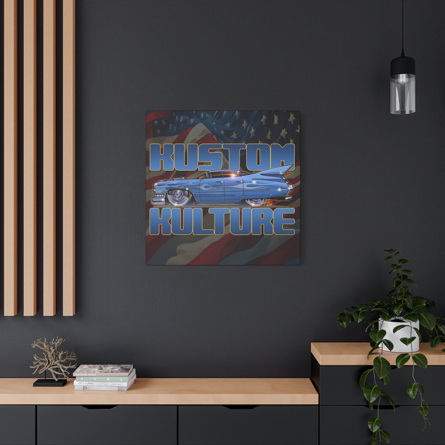 CADILLAC KUSTOM CULTURE 1959 Collectible Canvas Art Print