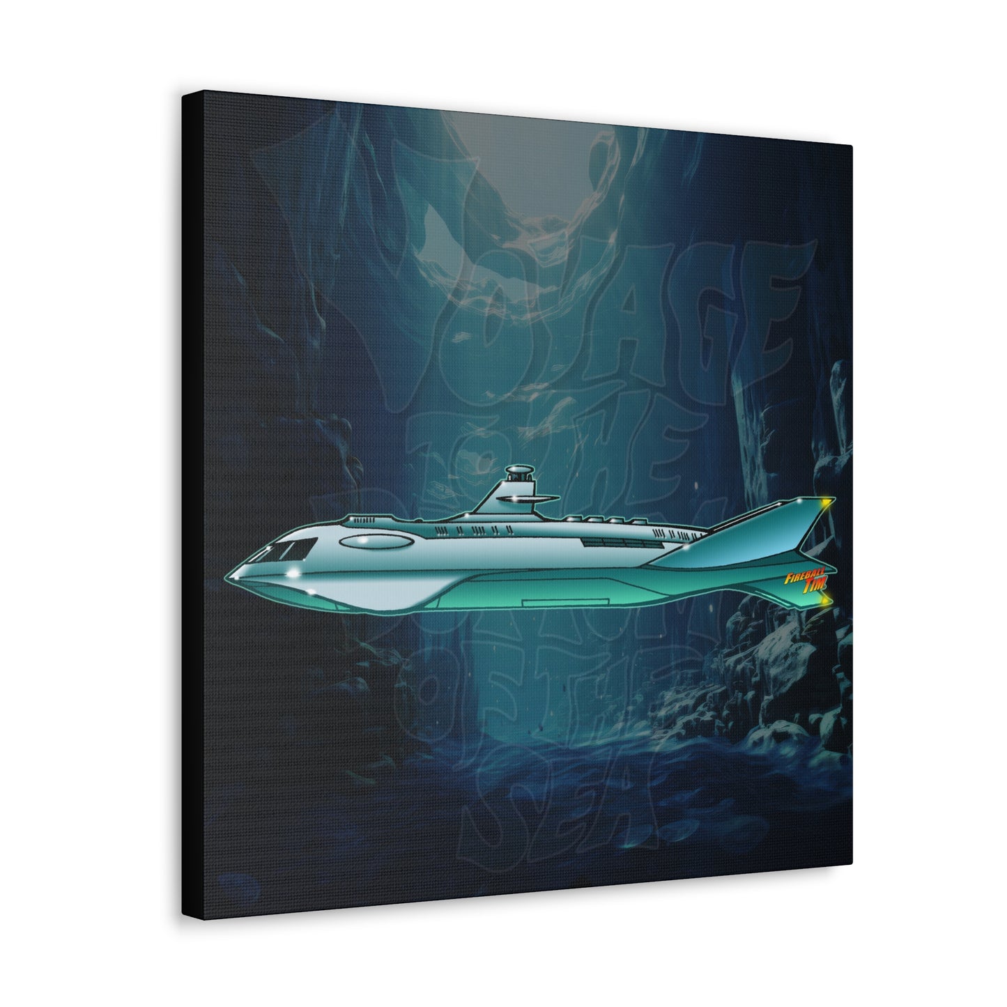 VOYAGE TO THE BOTTOM OF THE SEA Seaview Submarine Concept Art Canvas MASTERPRINT 3 Sizes