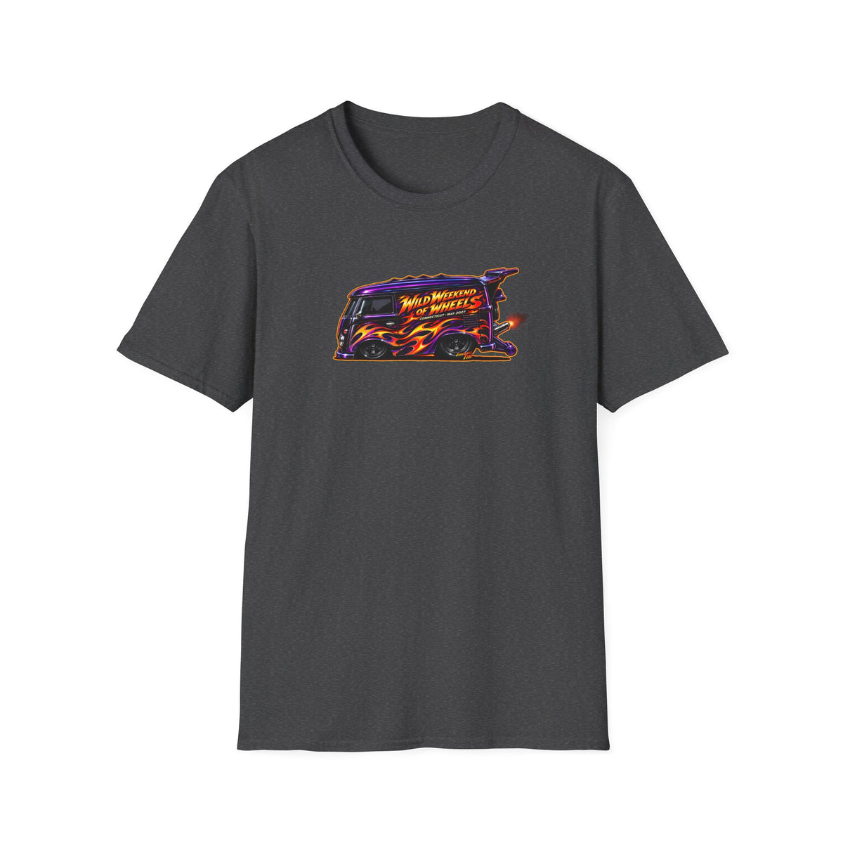 HOT WHEELS Kombi Bus Collectible Fireball Art TeeShirt