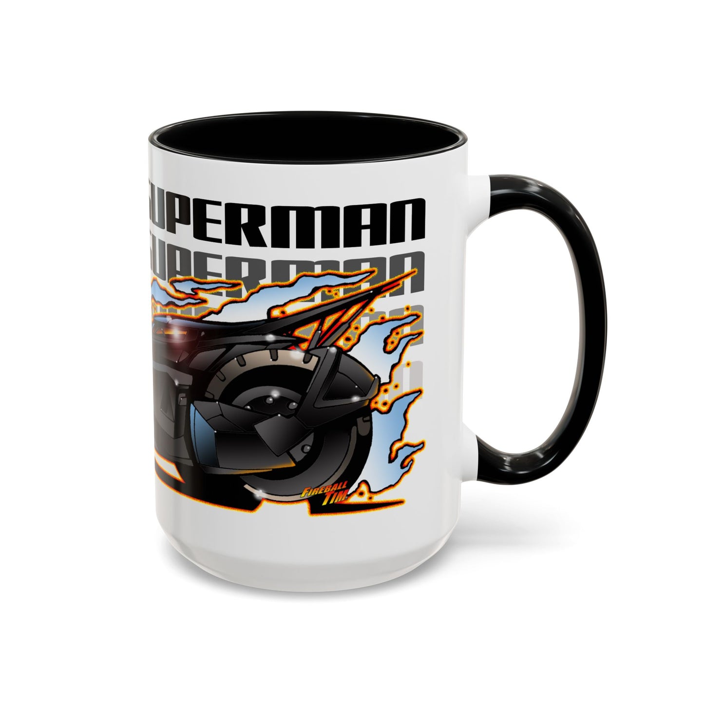 BATMAN VS SUPERMAN BATMOBILE Collectible Art Coffee Mug - 2 Sizes