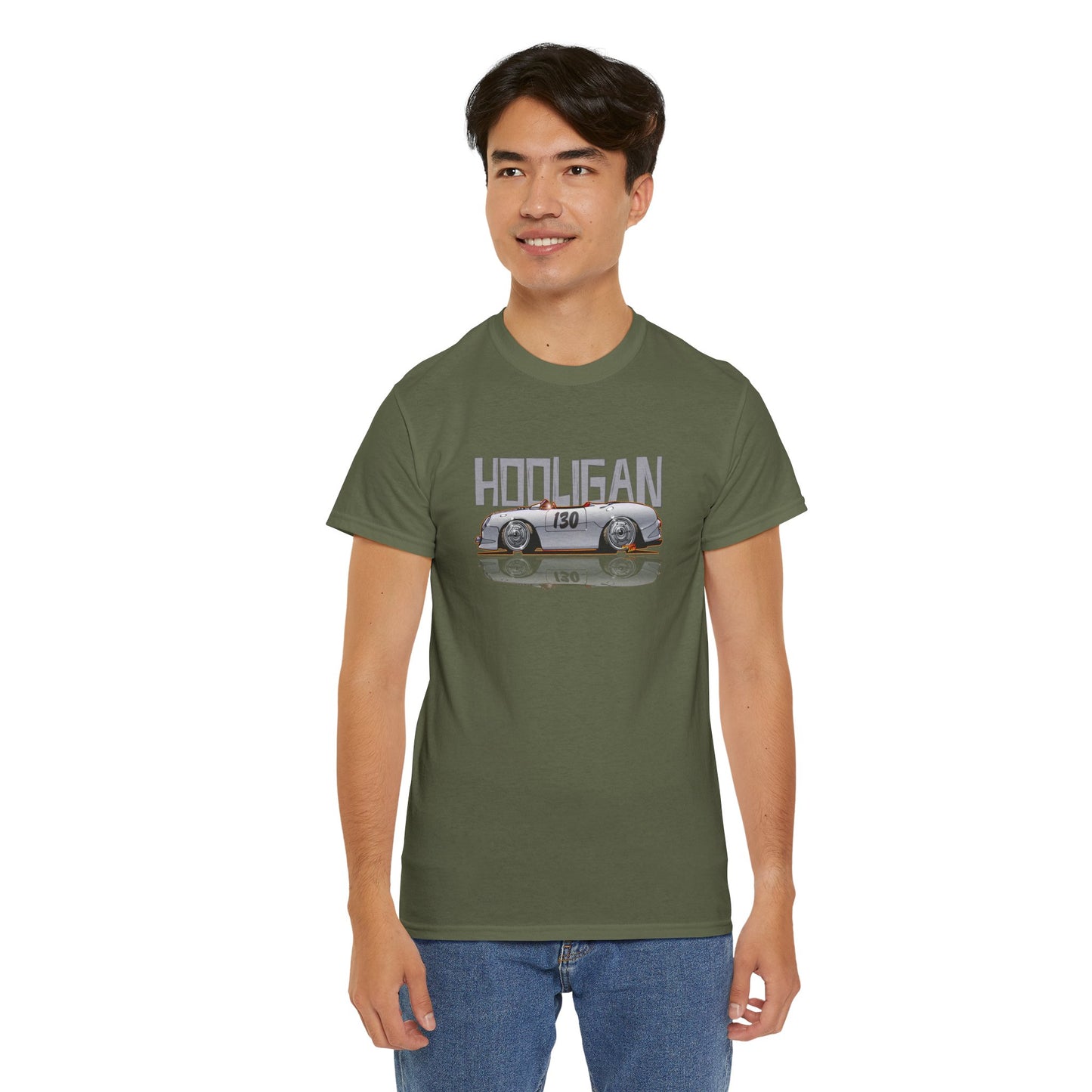 JAMES DEAN PORSCHE 550 Spyder Concept Art Hooligan Cotton Tee 10 Colors