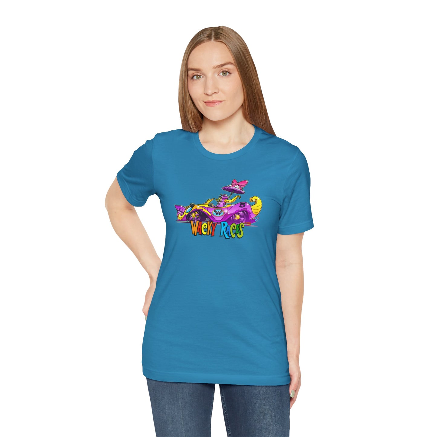 PENELOPE PITSTOP Wacky Races Cartoon Concept Art Short Sleeve Tee 10 Colors