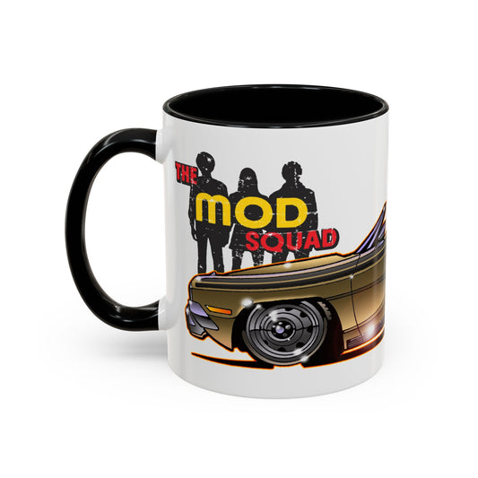 THE MOD SQUAD 1971 Dodge Challenger Concept Art Coffee Mug 2 Sizes-Mug-Fireball Tim Garage