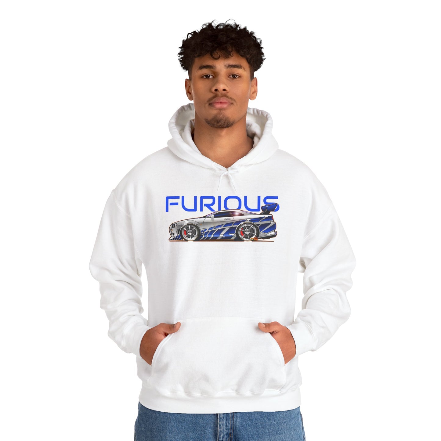FAST AND FURIOUS NISSAN SKYLINE GTR Hooded Sweatshirt Multi Colors