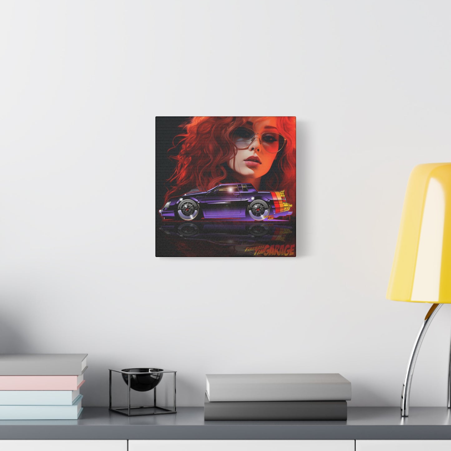 BUICK GRAND NATIONAL GNX 1987 Canvas Wall Art Print - 12x12