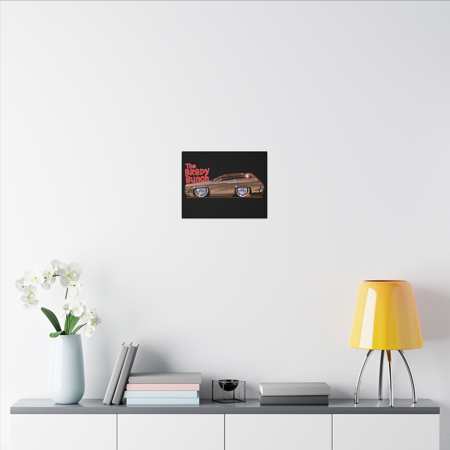 BRADY BUNCH 1971 Plymouth Satellite Station Wagon Canvas Art Print - 11x14