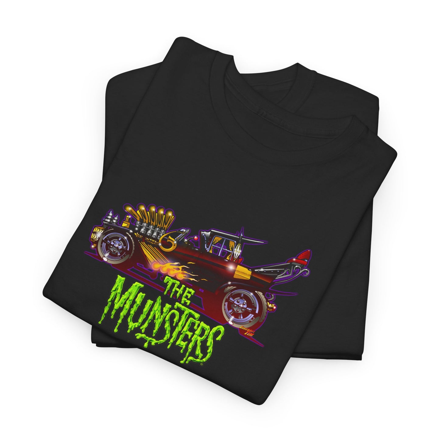 THE MUNSTERS TV Show Munster Koach Concept Art Cotton Tee Shirt 11 Colors