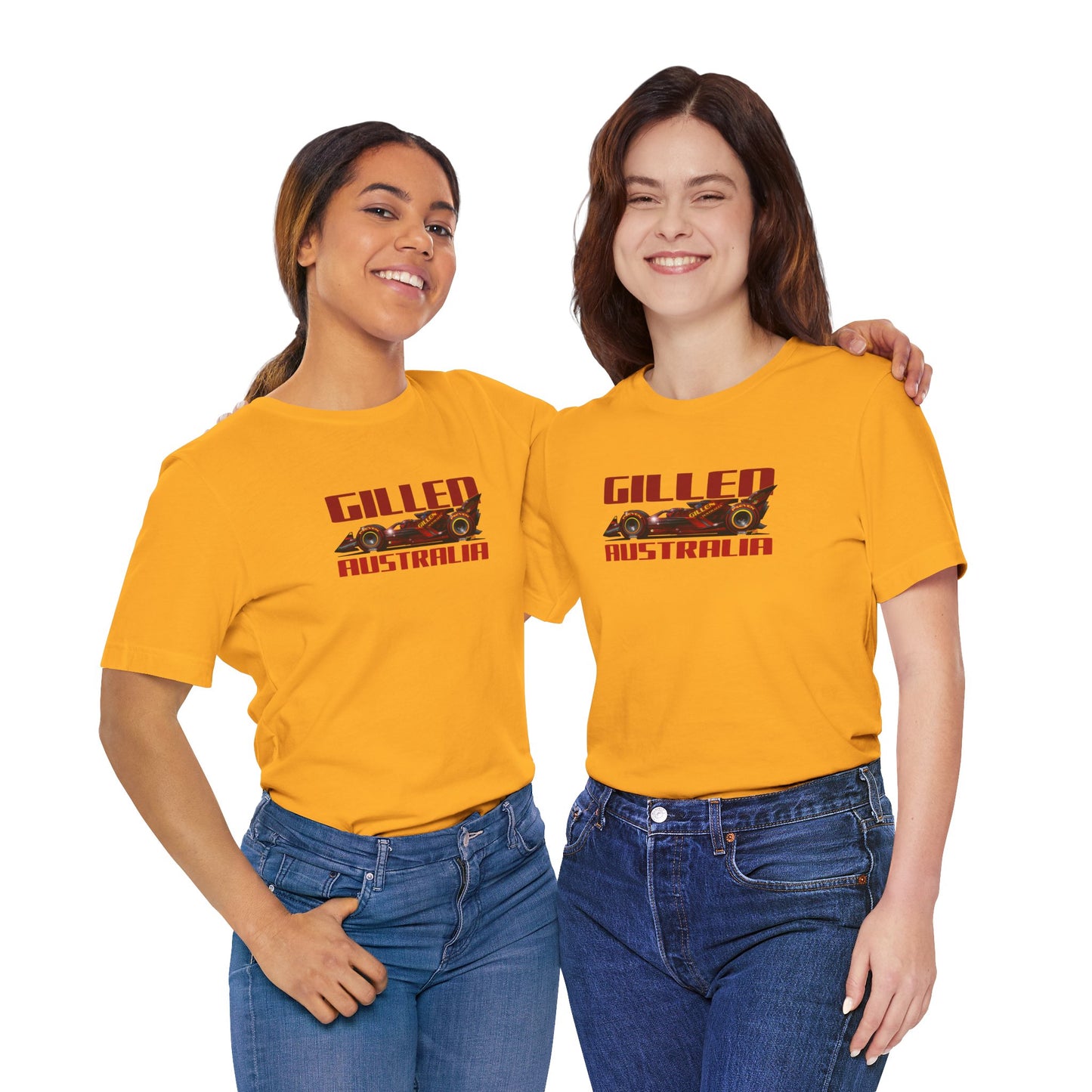 GILLEN AUSTRALIA F1 2047 Race Car Art Short Sleeve Tee - 6 Colors