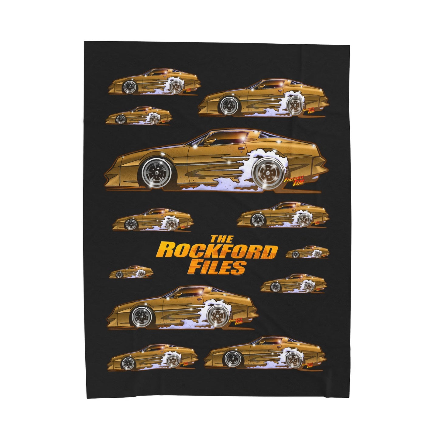 THE ROCKFORD FILES 1974 Pontiac Firebird Cozy Fleece Blanket - 3 Sizes