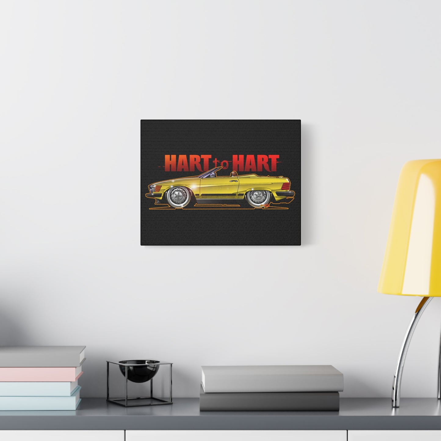 HART to HART TV Show Mercedes 450SL Canvas Art Wall Print - 11x14