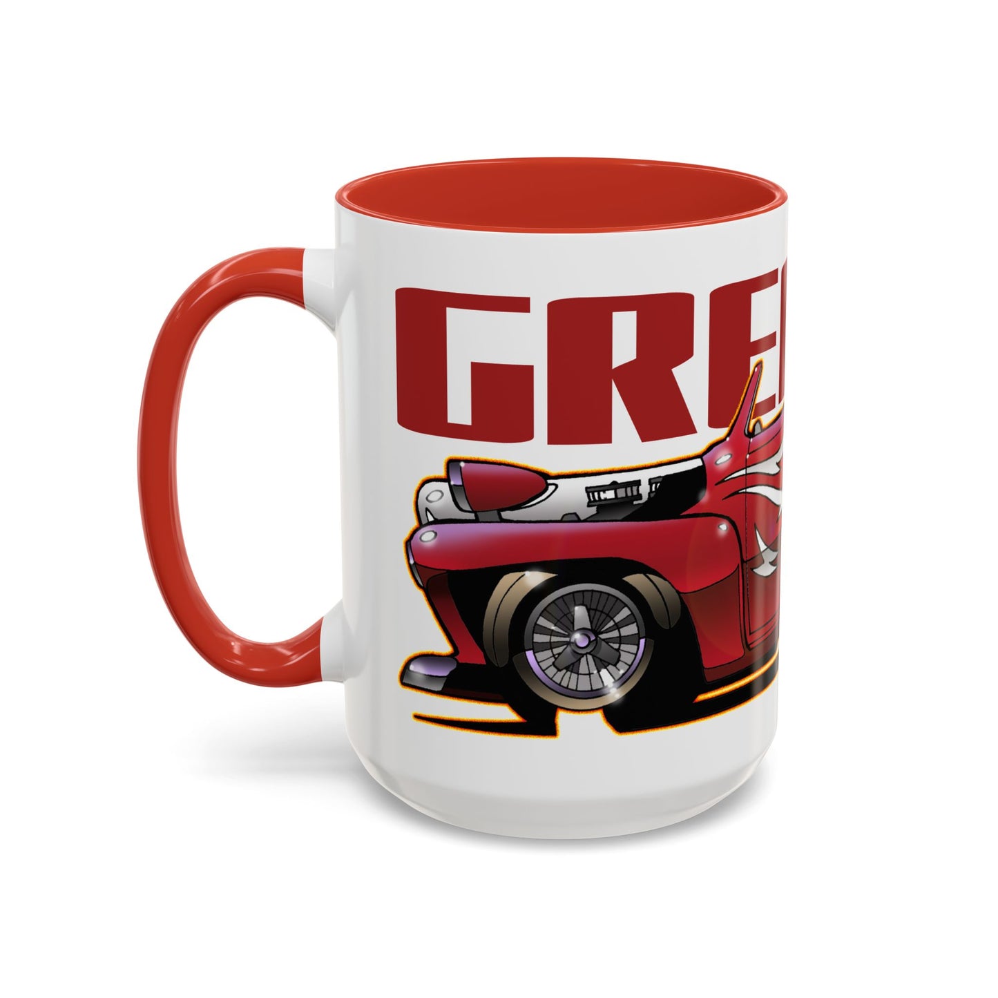 GREASED LIGHTNING Hot Rod Movie Car Collectible Coffee Art Mug - 2 Sizes