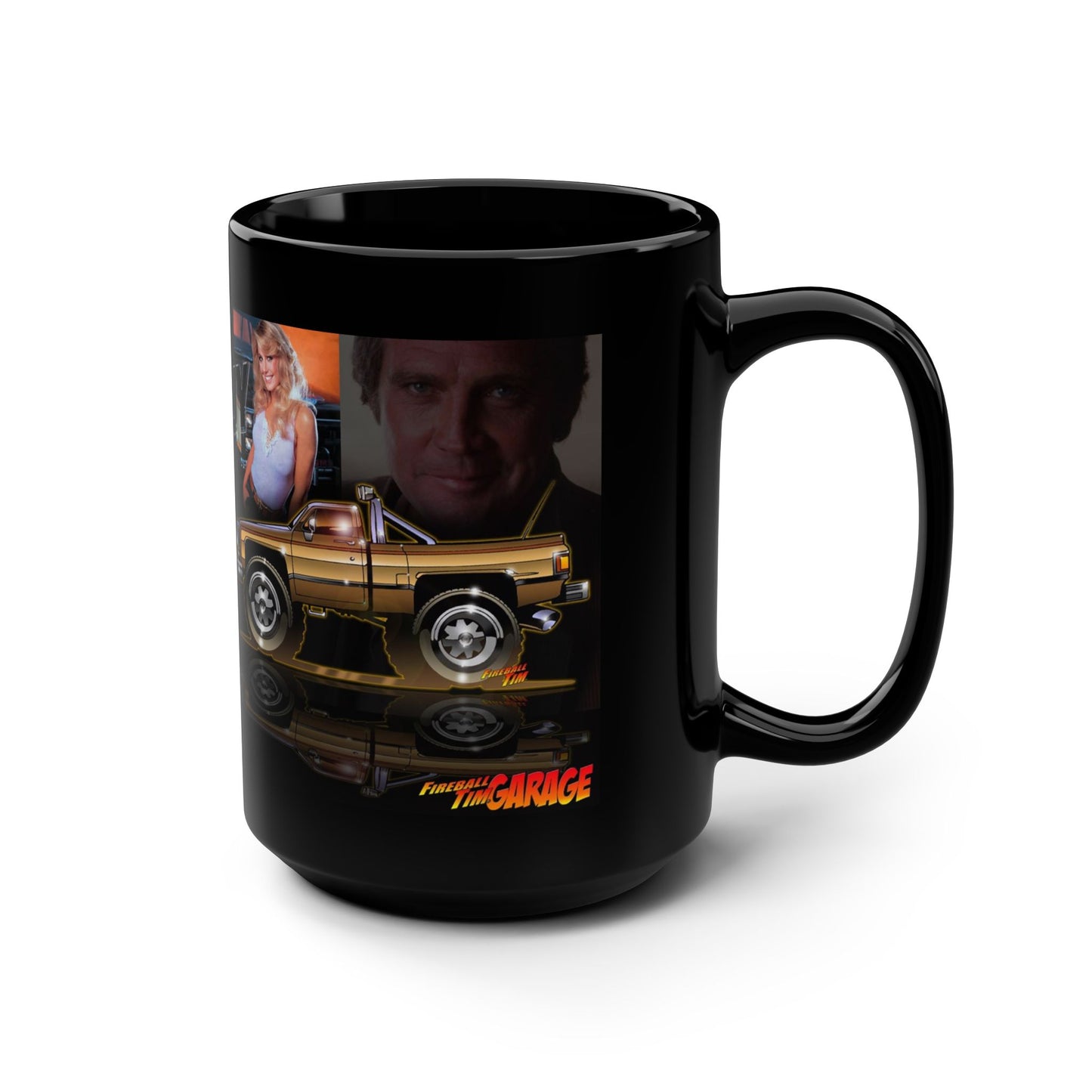 THE FALL GUY Chevy Truck Concept Art Official Black Mug 15oz